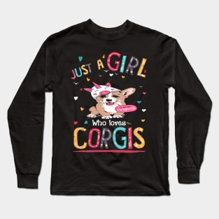 Just A Girl Who Loves Corgi (137) Long Sleeve T-Shirt